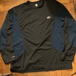 EMS techwick Men's Black  and Navy Blue Long Sleeve Shirt.
